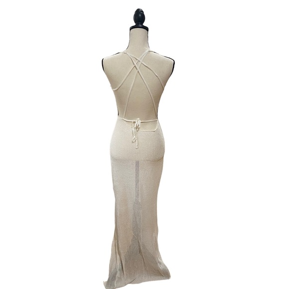 Beach Knit Surplice Maxi Dress - Picture 3 of 3